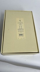 Lauren Ralph Lauren Latham Platinum Fluted Champagne Glasses Set of 2 in Box