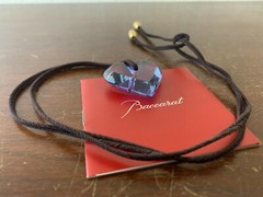Baccarat Crystal Heart Necklace