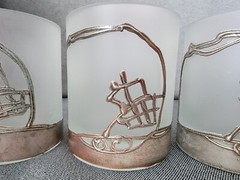 Ion Tămâian Art Glass DOF SIGNED set of 3