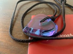 Baccarat Crystal Heart Necklace