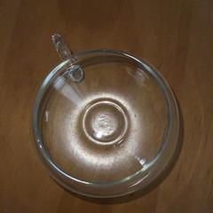 Vintage Riekes Crisa Moderna Clear Glass Punch Cups Hand Blown Beautiful!