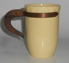 Vernon Kilns Pottery Coronado Yellow Tumbler