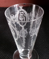 2 Tiffin Franciscan Classic Shawl Dancer Ice Tea Glass Stem 6″ Nude Dancing OF