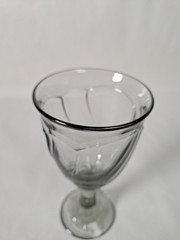 NORITAKE Sweet Swirl Smoke Gray Amethyst Water Goblets 7 3/8 Inch