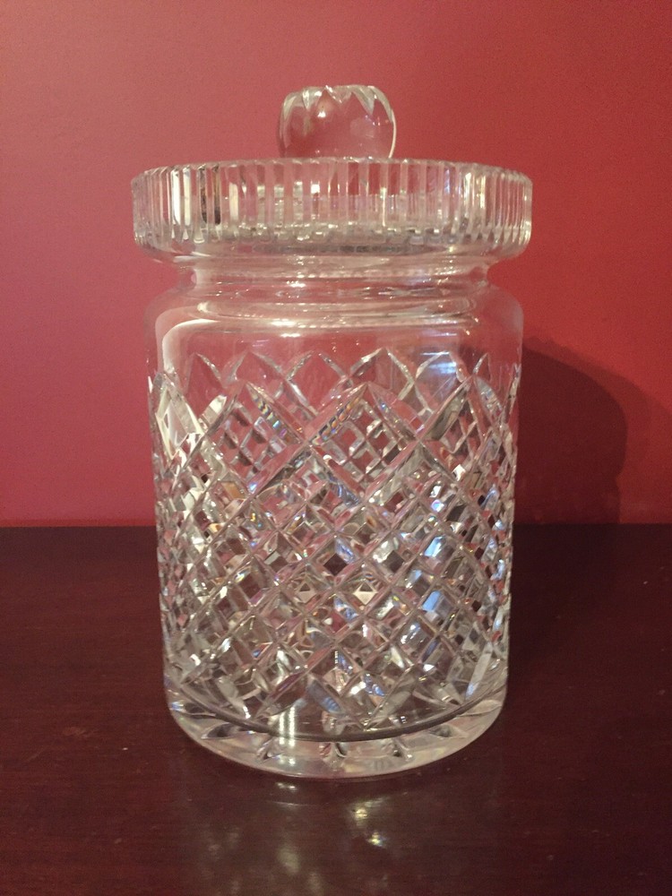 Large Royal Irish Crystal Biscuit Jar