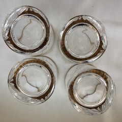 Royal Crystal Rock Aurea Double Old Fashioned Glasses Set of 4