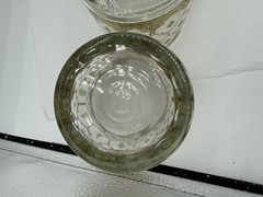 Vtg Culver Valencia Double Old Fashioned Glass w/24k Gold 4 1/4” Set Of 5 READ