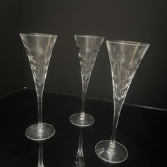 Laurie By Royal Crystal Rock 3 wine glasses