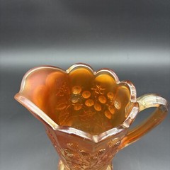 Northwood Marigold 5pc. Raspberry Carnival Glass Water Set