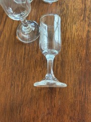 Set Of Four Libbey Cordial/Shot Glasses, Stem Footed￼