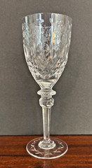 Rogaska Gallia Crystal Wine Goblet Sign Etched Stem Glass 7.75″ Tall U Pick Qty