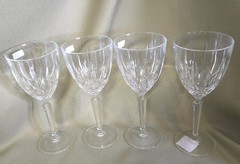 NIB Marquis by Waterford SPARKLE Set #4 Oversize All Purpose Goblet Wine Glasses