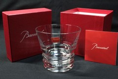 Baccarat Tumbler Vega 2020 Crystal Rock Glass Set of 2 Unused with Box Gift