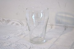 ENJOY COCA-COLA ENJOY COKE CLEAR GLASS BELL SHAPED 4″h Tumbler