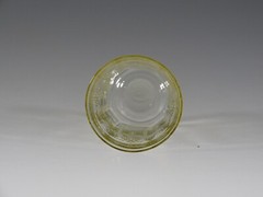 Vintage Deco Hocking Glass Yellow Topaz Princess Juice Tumbler c.1931