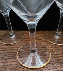 Vintage ROYAL ALBERT LADY CARLYLE Stemware Goblets Set Of 4
