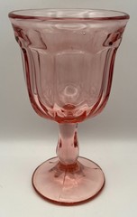 Viking Arlington 6.75″ Pink Water Goblets Set of Two | Vintage