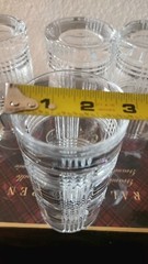 NEW – SET OF 4 RALPH LAUREN Lead Crystal GLEN PLAID HIGHBALL GLASSES