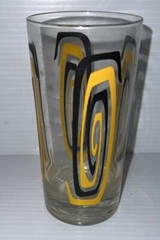 Vintage Mid Century Atomic Highball Barware Glass – Quantity-1-