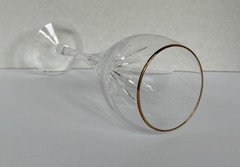 Lenox Monument Pattern 8-3/4” Tall Crystal Wine Glass Dating 1995-1998