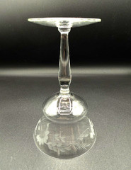 6 Glastonbury-Lotus 3720-19 Champagne/Tall Sherbet 6″ Hand Blown Glass 1930-40s
