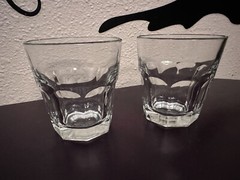 LIBBEY DURATUFF Whiskey Glasses Set Of 2 “ Pre Owned’ Excellent Condition “L@@K”