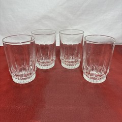Vintage Set of 4 Arcoroc France Whiskey Glasses