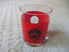 Safe House Milwaukee See Through Crosshairs Spy Novelty Cocktail Glass Vintage
