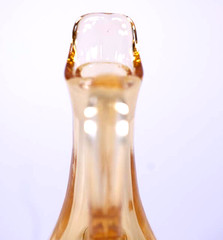 Fostoria Glass Versailles Topaz Amber Cruet NO Stopper