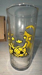 4 Vintage LIBBEY PRECIDIO 8oz Juice Glasses Cat Antics MCM Mid-Modern Decor NEW