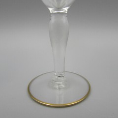 Lotus Crystal RAMBLER ROSE 35 Small Cordial Glasses – Set of Eight * As-Is