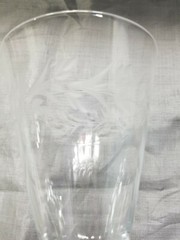 Vtg Bryce Stem Bry41 Cut to Gray Set of 4-5 1/2″ Wine Goblet Glasses Lovely EC