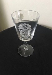 12 MCM Bleikristall Lead Crystal Goblets Various Family Crests/ Knights