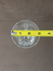 ETCHED FLORAL CORDIAL GLASS SET OF 6
