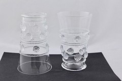 SET OF 2 JULISKA ISABELLA LARGE TUMBLER HAND-BLOWN GLASS – MINT