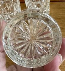 Vintage Colony Park Lane Juice Glasses Clear Set Of 6