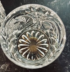 2 Fostoria Stowe Double Old Fashioned Tumbler Glasses