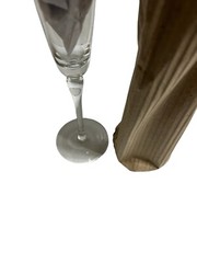 Lenox Santa Rosa Crystal Flutes Glasses 10” Tall Set of 4- Please Read- EUC