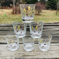 Taylor Smith Taylor – Autumn Harvest-Rock Glasses – Set of 6 – 6oz