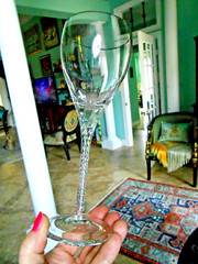 Lenox Encore Crystal Wine Glass Platinum 7-7/8