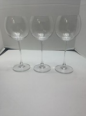 Lenox Tuscany Balloon Wine Glasses 8 5/8 Inch Tall Set of 3