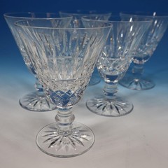 Waterford Crystal – Tramore – 5 Water Glasses – 5 5/8 inches