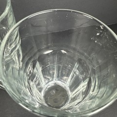 Set Of 4 Libbey Duratuff Gibraltar Clear 8 Paneled Tumbler Glasses 24 oz Heavy
