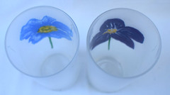 Dartington Design – FLOWERS – Set of 2 – 7″ High Ball Tom Collins Glasses
