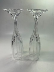 Mikasa Park Lane Crystal Fluted Champagne Flutes Glasses 8 5/8″ 6oz S/2 C77