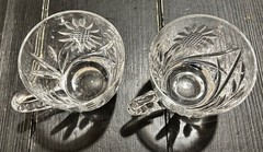 Margaret by LAUSITZER Punch Cups Pair Very Rare
