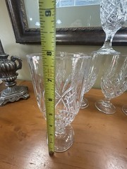Godinger Dublin Shannon Crystal Iced 14 Oz Beverage Glass 7.75”H EUC 7