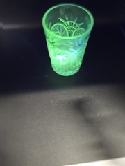 Vintage 1970s Fostoria Glass STOWE Clear Pinwheel Highball Tumbler 5″ GLOWS!