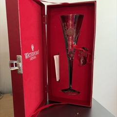 Waterford 12 Days of Christmas LE 9 Ladies Dancing Crystal Champagne Flute/charm