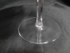 Gorham Cherrywood, Fan & Criss-Cross Cuts: Water or Wine Goblet, 6 7/8″, As Is